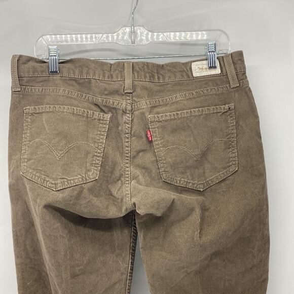 Levi’s 524 too super low corduroy skinny pants casual office comfy 30x30 - Picture 4 of 6